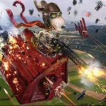 SNOOPY AT WAR template