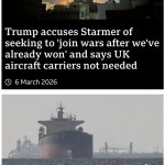 Trump ships