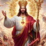 Jesus King with crown