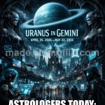 ASTROLOGERS IN 1939: “URANUS IS IN GEMINI… THAT CAN ONLY MEAN ONE THING.”; ASTROLOGERS TODAY: “URANUS IS IN GEMINI AGAIN… UH OH. | ASTROLOGERS IN 1939: “URANUS IS IN GEMINI… THAT CAN ONLY MEAN ONE THING.”; ASTROLOGERS TODAY: “URANUS IS IN GEMINI AGAIN… UH OH.” | image tagged in uranus in gemini,astrology,prophecy,gemini,uranus,history | made w/ Imgflip meme maker