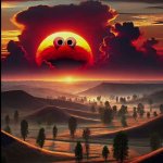 Screaming elmo sunrise
