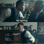 Tommy shelby no fighting