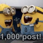 1,000 post!