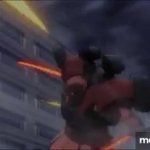 Zaku dodge GIF Template