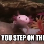 lego | WHEN YOU STEP ON THE LEGO | image tagged in gifs,axolotl | made w/ Imgflip video-to-gif maker