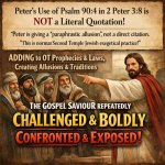 Peter’s use of Psalm 90:4 in 2 Peter 3:8 is NOT a verbatim recit