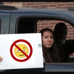 Girl holding sign | image tagged in girl holding sign | made w/ Imgflip meme maker