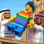 Lego Guy thrown off roof