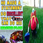 He made a statement so eggcellent