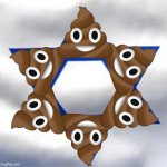 Poopy flag of Israel