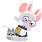 Alice Mousehead...dabbing.