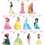 Tabletop Mini Princesses 11 Pack Cardboard Cutouts