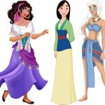Non-Caucasian Disney Heroines