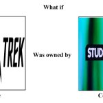 what if star trek was owned by studiocanal ? | image tagged in what if franchise was owned by company,studiocanal,star trek,tv,paramount | made w/ Imgflip meme maker