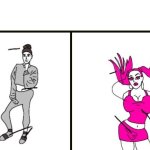 Chud Gay vs. Woke Queer template