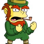 Simpsons leprechaun