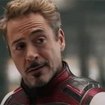 Tony Stark surprised look GIF Template