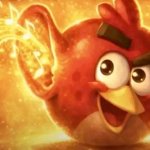 Angry Bird with ear open