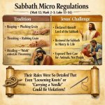 2. Sabbath Micro Regulations (Matt 12; Mark 2–3; Luke 13–14) Tra