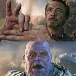 Thanos Ironman finger