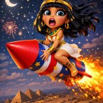 Cleopaatras firework misadventure