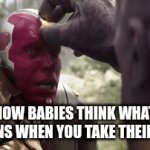 Haha Baby go brr | HOW BABIES THINK WHAT HAPPENS WHEN YOU TAKE THEIR NOSE: | image tagged in gifs,baby | made w/ Imgflip video-to-gif maker