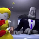 Nova and Stonecold laughing