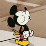 micky walking GIF Template