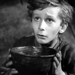 Oliver Twist begging