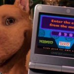 Scooby playing his games