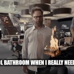 chaos | THE SCHOOL BATHROOM WHEN I REALLY NEED TO USE IT | image tagged in gifs,chaos,truew,relable | made w/ Imgflip video-to-gif maker