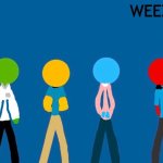 Weezer StickFigures | image tagged in weezer stickfigures | made w/ Imgflip meme maker