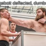 Ragebait deflected, dumbass