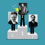 Stalin the goat | image tagged in place podiums | made w/ Imgflip meme maker