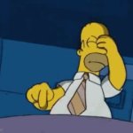 Homer picking random button GIF Template