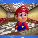 Cursed Mario gif GIF Template