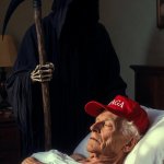 Grim Reaper MAGA old man