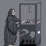 Death with a claw machine