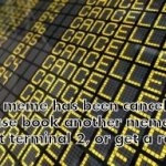 . | this meme has been cancelled. please book another meme for free at terminal 2, or get a refund. | image tagged in sign of cancelled flights,fun,meme | made w/ Imgflip meme maker