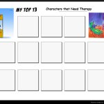 Characters that need therepy