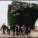 Ever Given freighter blocks Suez Canal template