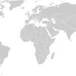 World Map Grey