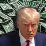 trump money greed corrupt cash bribe GIF Template