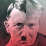 Trump Hitler fascist dictator racist bigot white supremacy loser GIF Template