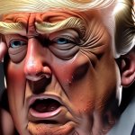 Trump cry self pity snowflake worry thin skinned loser GIF Template