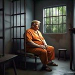 Trump felon criminal crime prison jail corrupt GIF Template