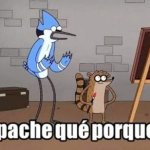 Mapache que porqueria