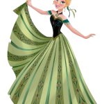 Anna in her Coronation Gown