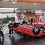 Gas prices faint fireman