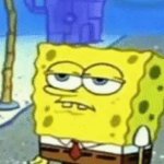 spongebob’s reaction